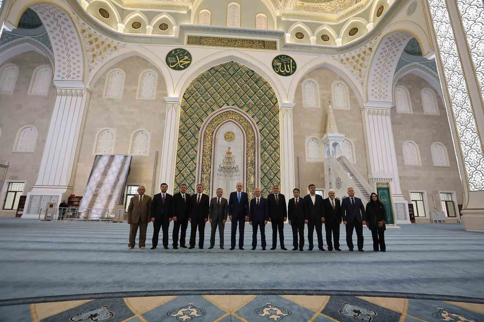 TBMM Başkanı Numan Kurtulmuş Şahinbey Millet Camii’ni ziyaret etti