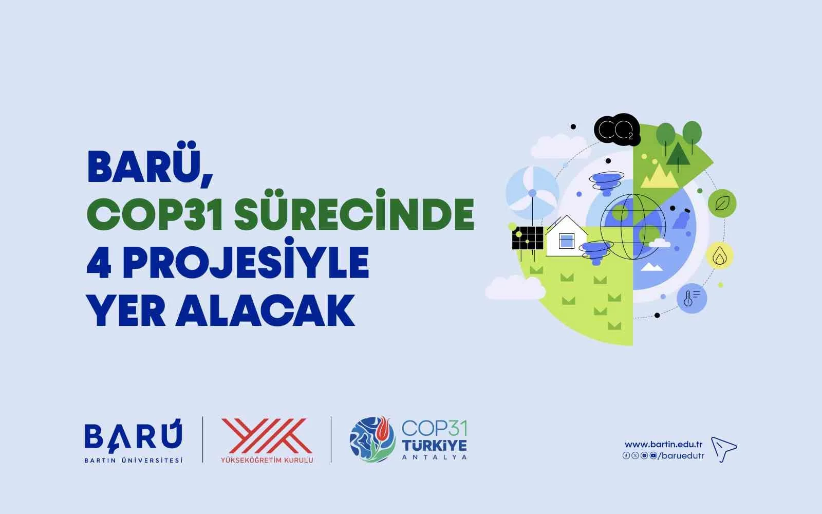BARÜ, COP31 sürecinde 4 projesiyle yer alacak