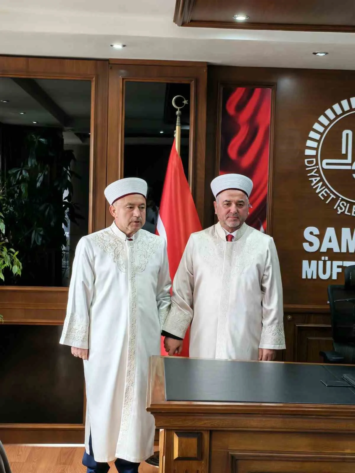 Samsun Müftülüğünde devir teslim