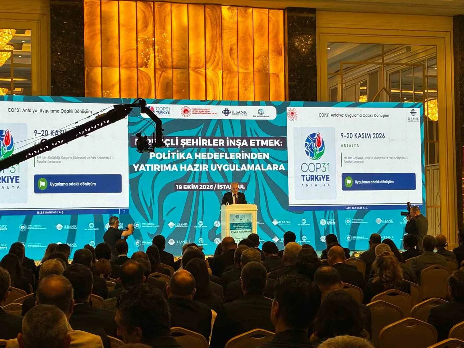 Genel Müdür Kılıç, Manisa’nın altyapı geleceği için uluslararası zirveye katıldı