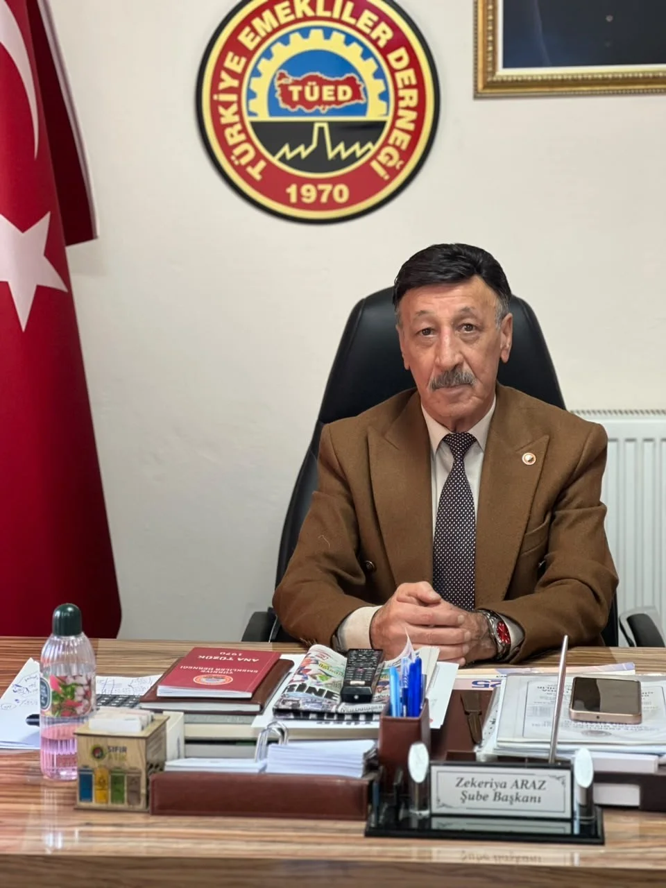 TÜED Erzurum Şube Başkanı Araz; "Emekli geçinme endeksi oluşturulmalı"