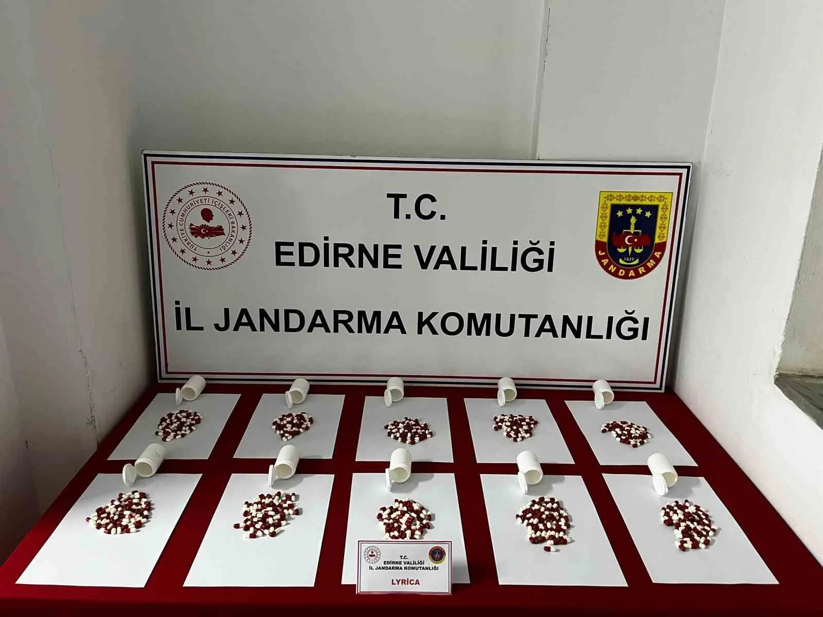 Uzunköprü’de 568 adet hap ele geçirildi