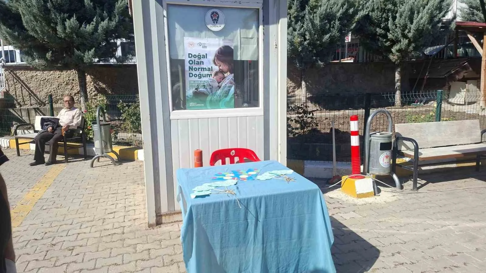 Hisarcık İlçe Hastanesinde anne ve bebek sağlığı için bilgilendirme standı