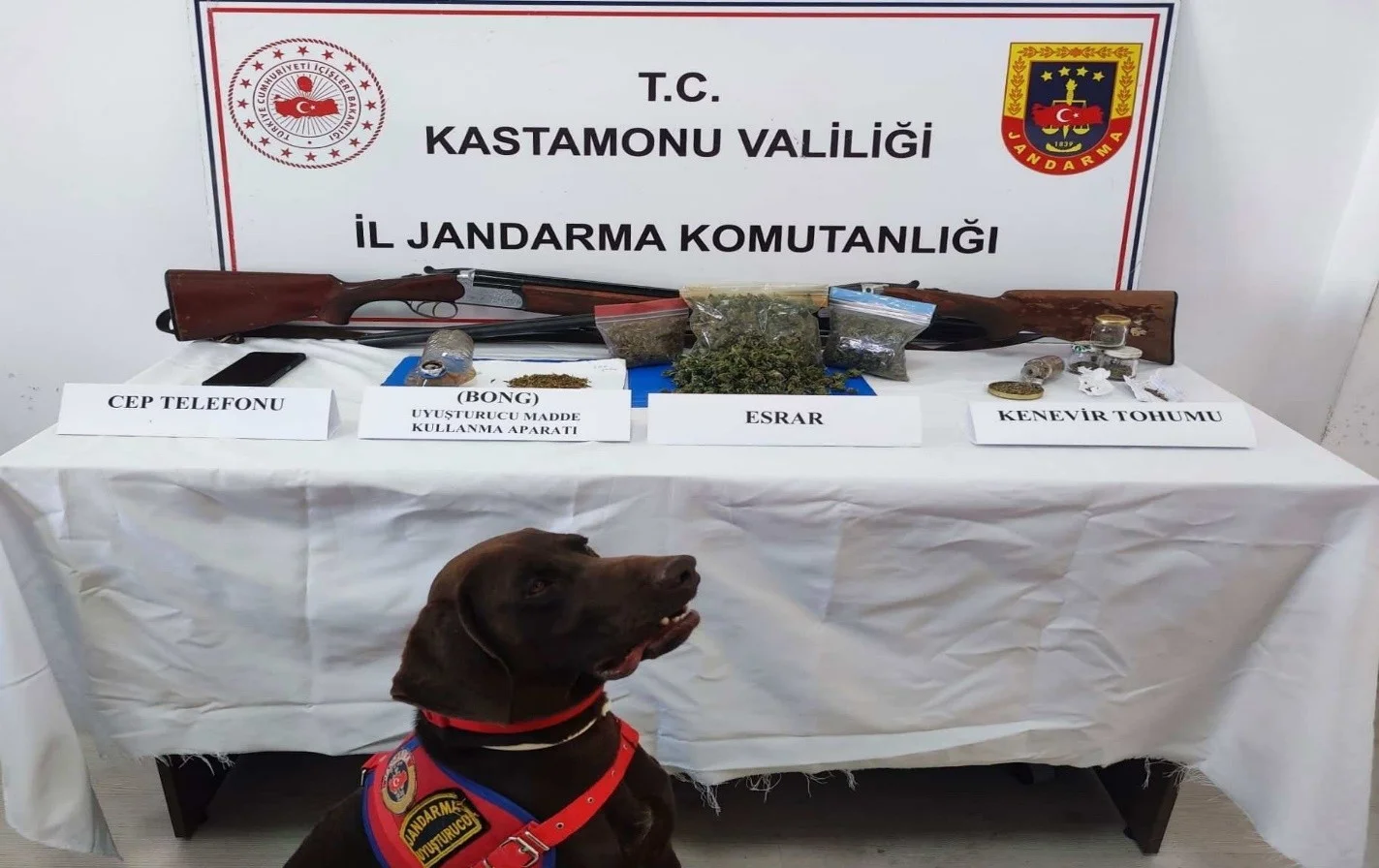 Kastamonu’da uyuşturucu operasyonları: 2 gözaltı