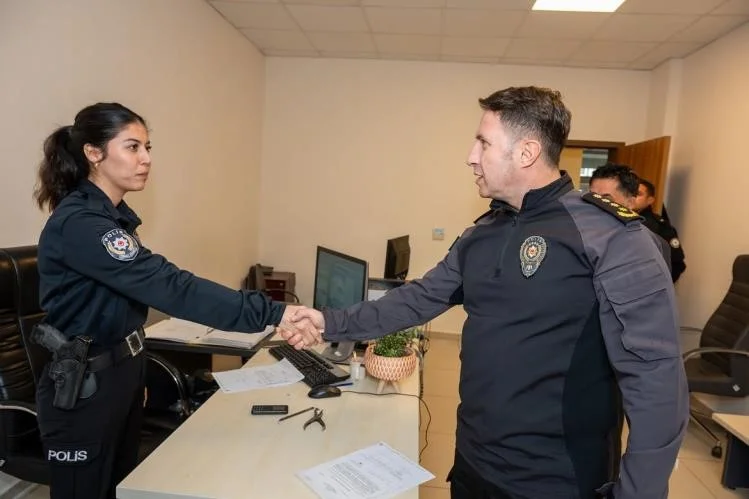 Emniyet Müdürü Çağlar, asayiş birimlerinde incelemelerde bulundu