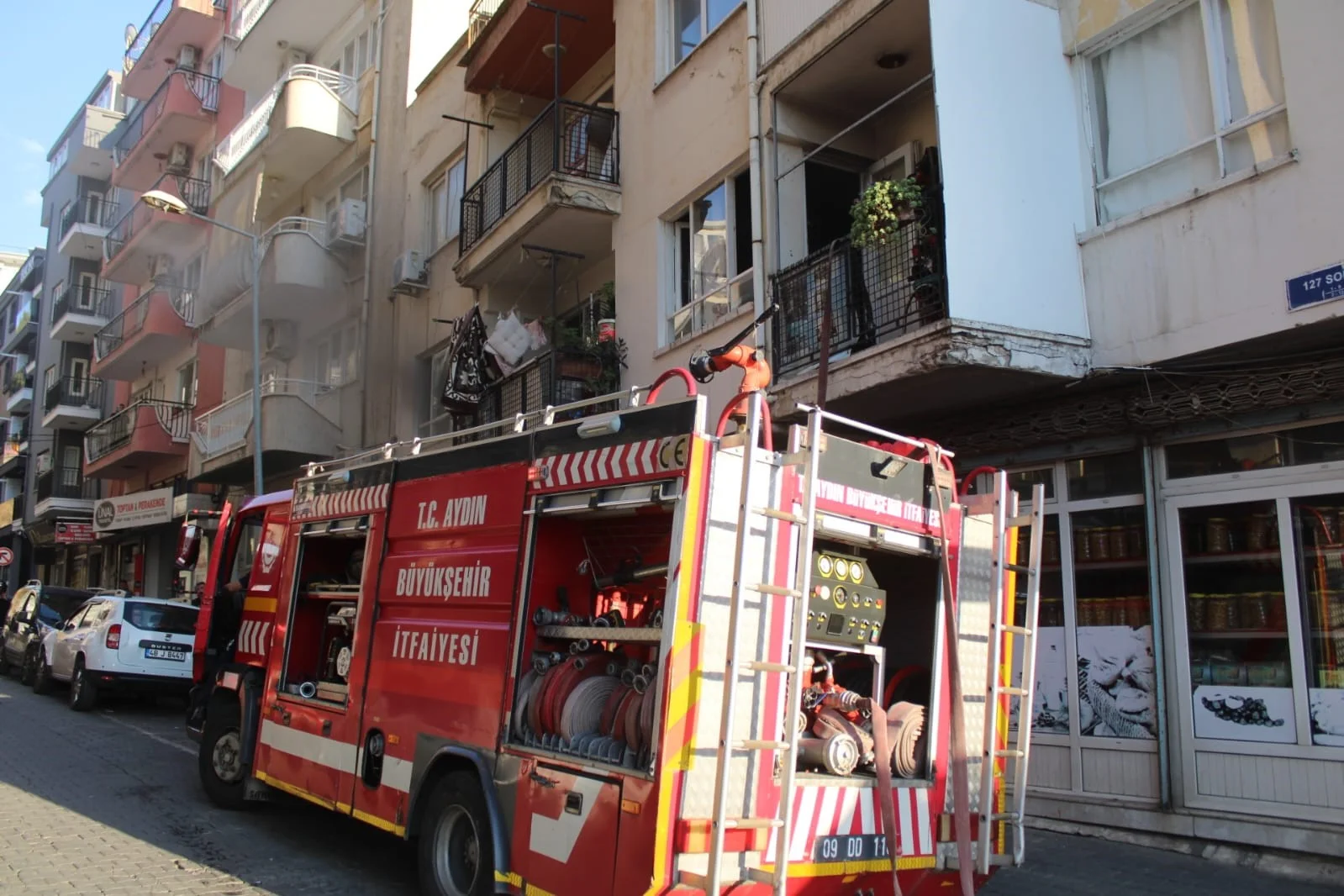 Aydın’da ev yangını