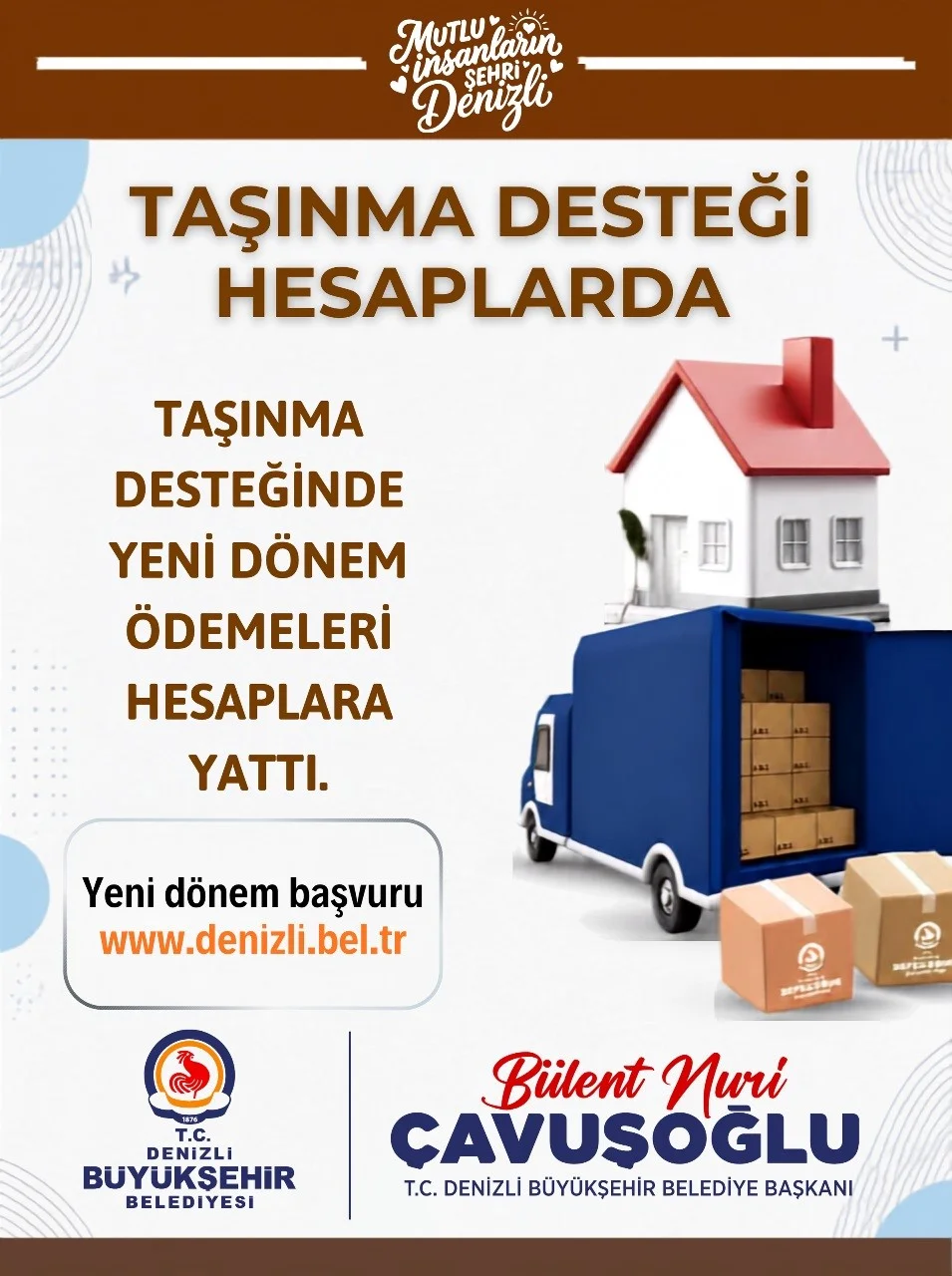 Taşınma desteği hesaplara yattı
