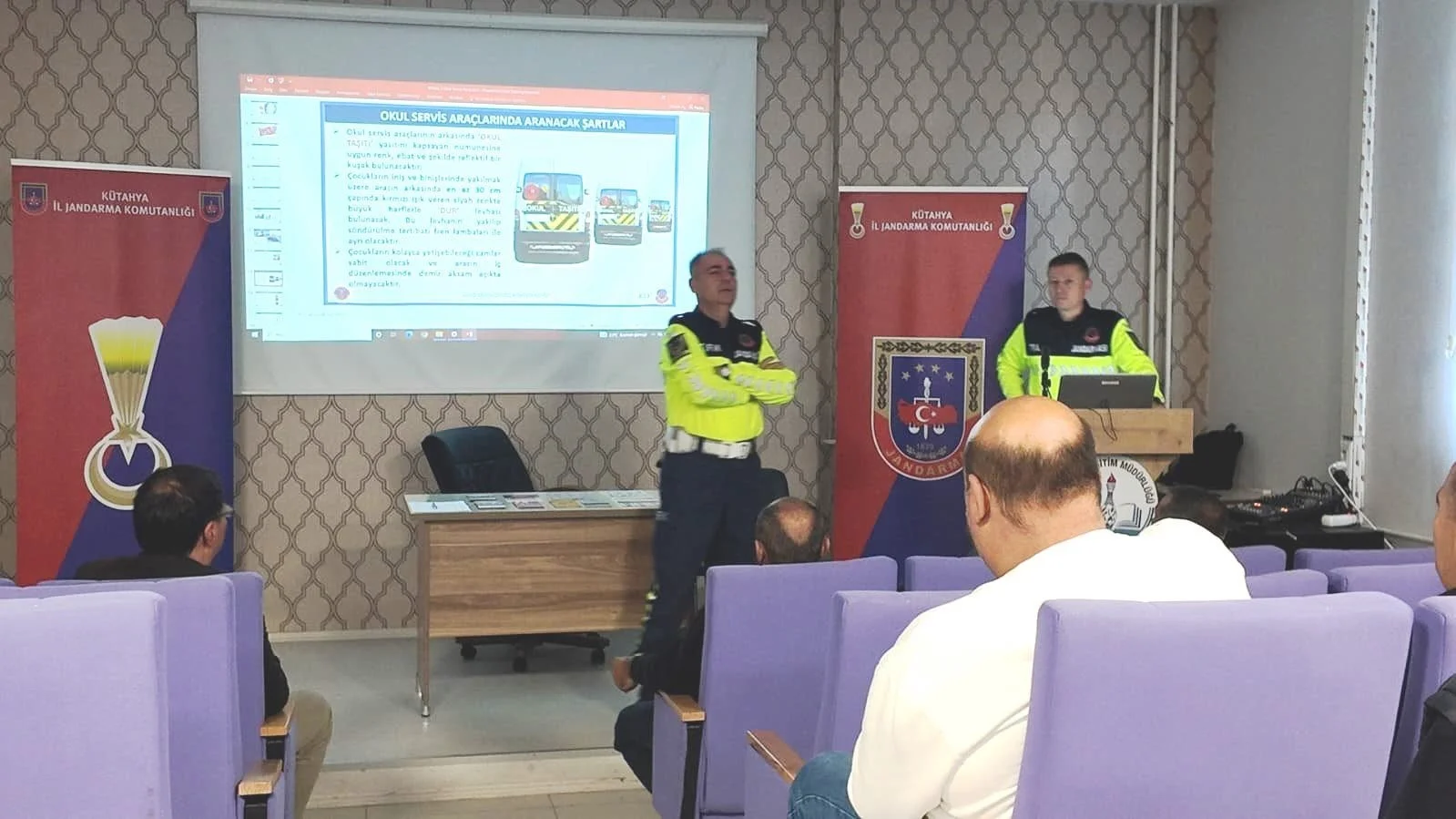 Kütahya’da okul servislerine güvenlik denetimi
