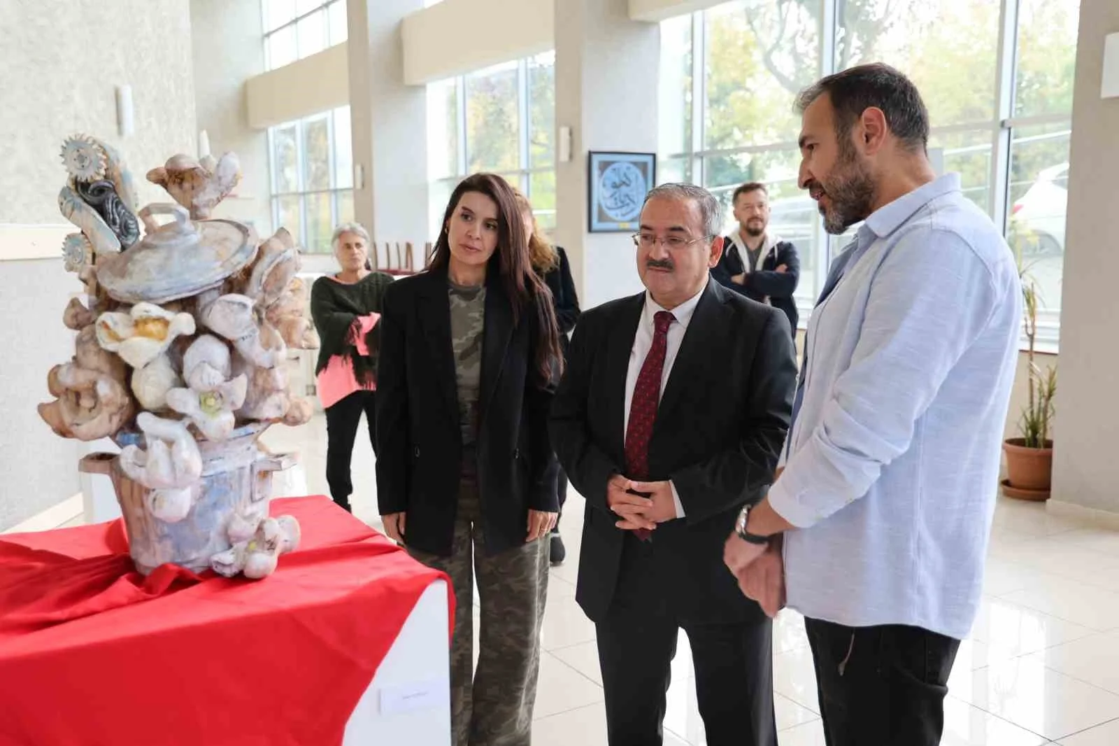 29 Ekim serginin açılışı yapıldı