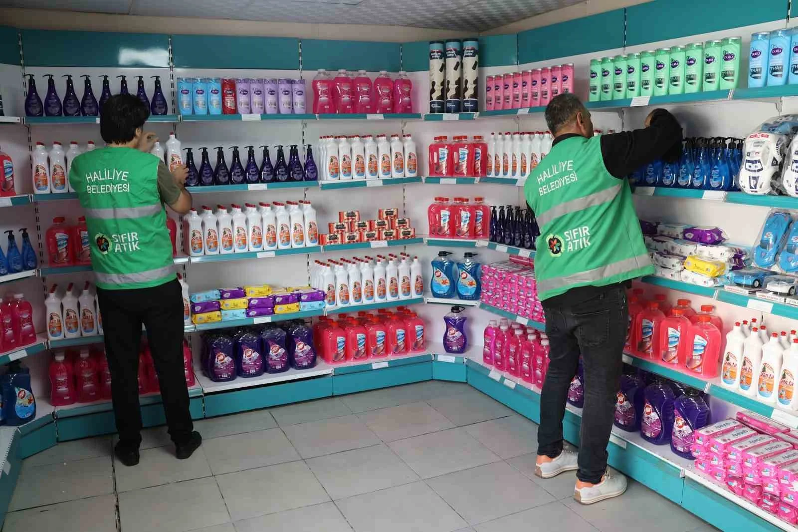 Haliliye’de 6 sıfır atık market hizmet veriyor