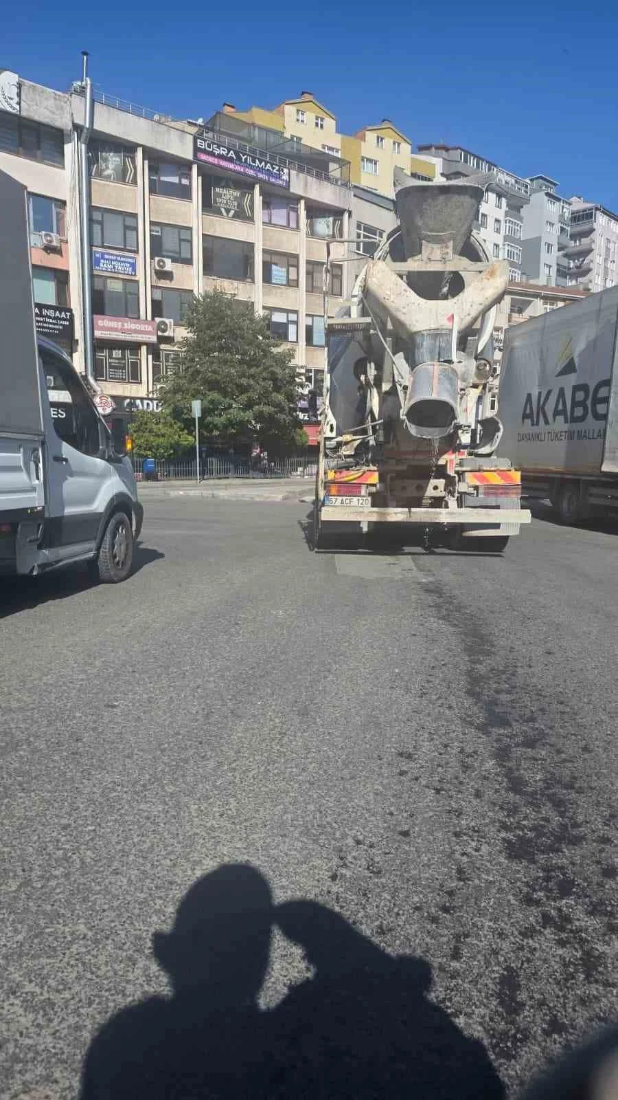 Ereğli’de beton mikserinden çevre kirliliği tepkisi
