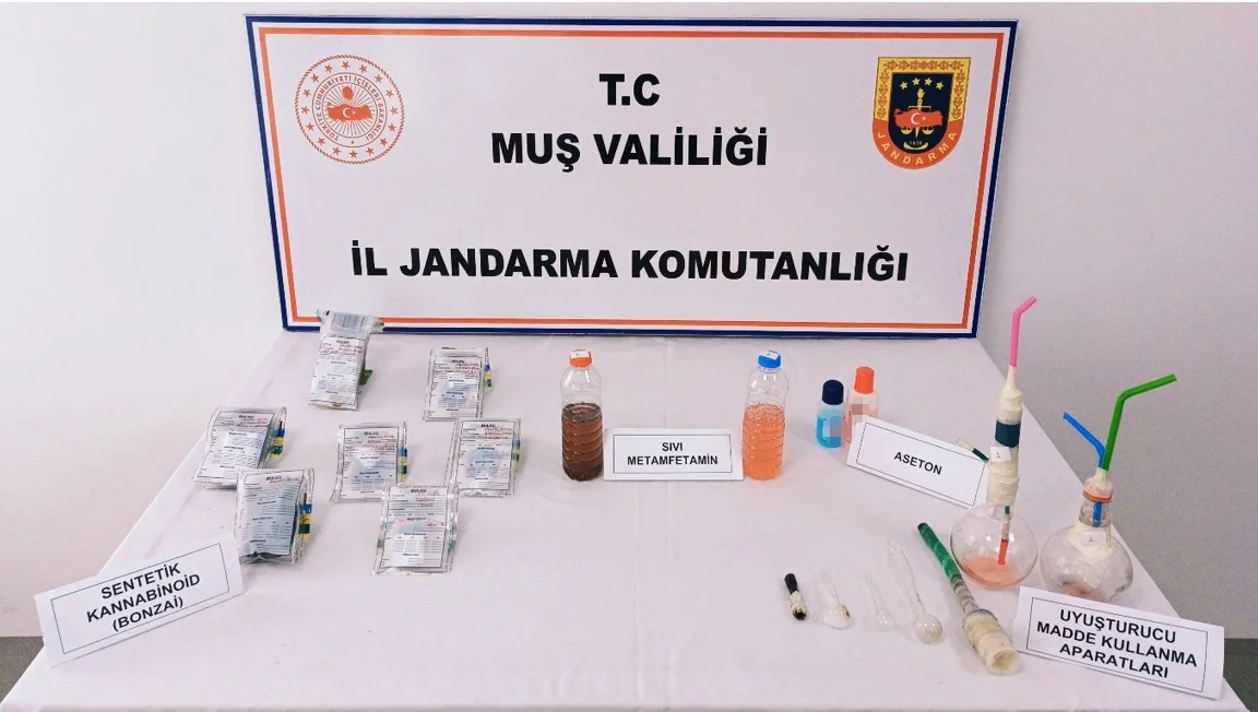 Muş’ta uyuşturucu operasyonunda 1 kişi tutuklandı