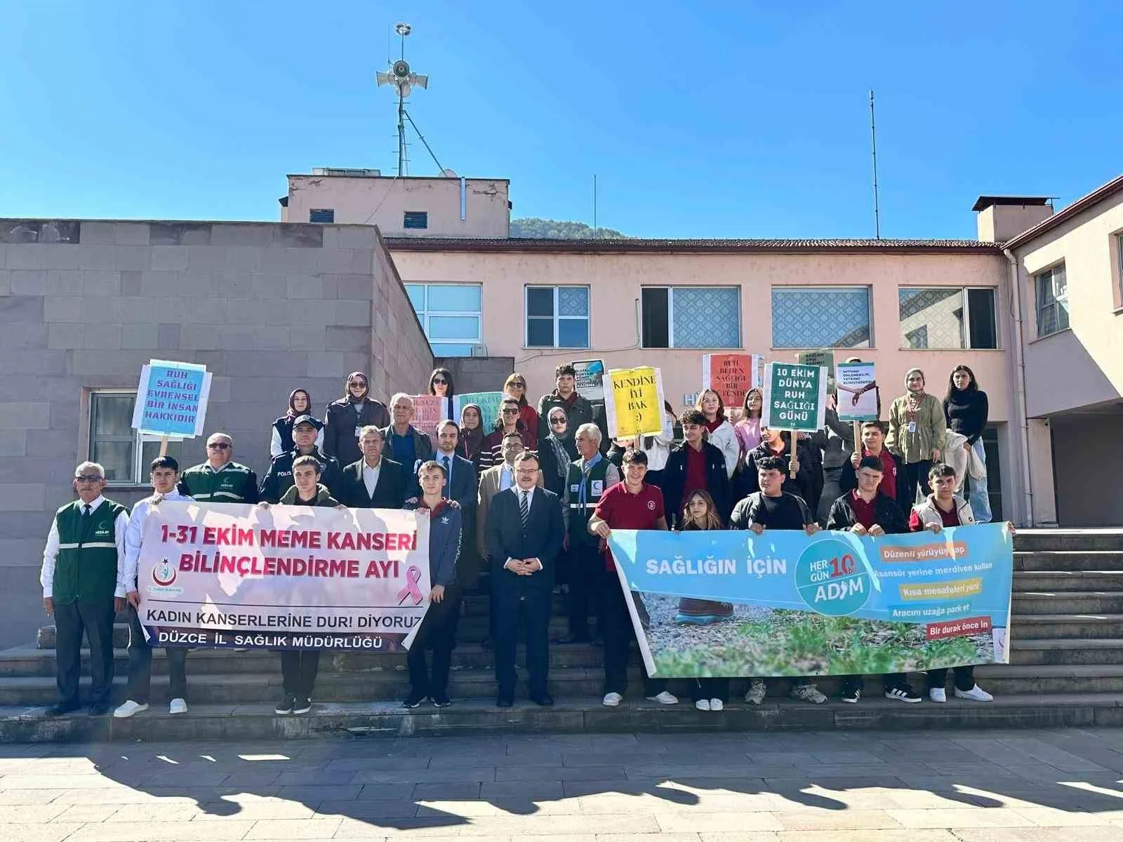 Kaynaşlı’da sağlık için farkındalık yürüyüşü