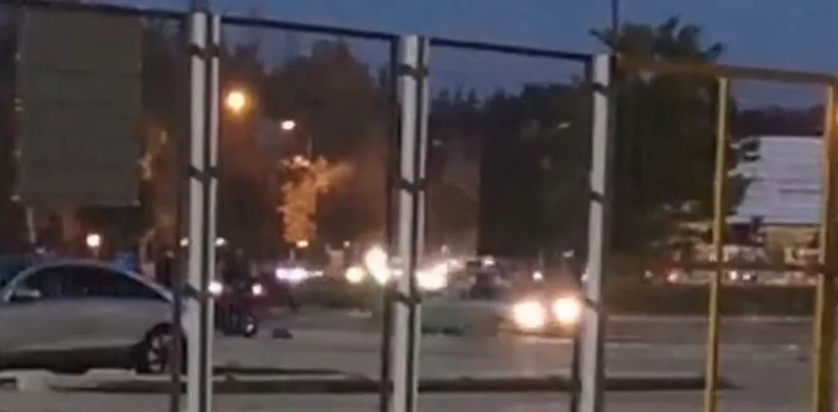 Eskişehir’de otomobilin drift anı kamerada