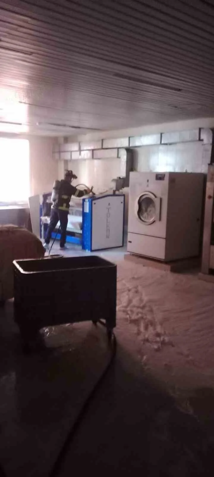 Kız yurdunda küçük çaplı yangın ekipleri harekete geçirdi