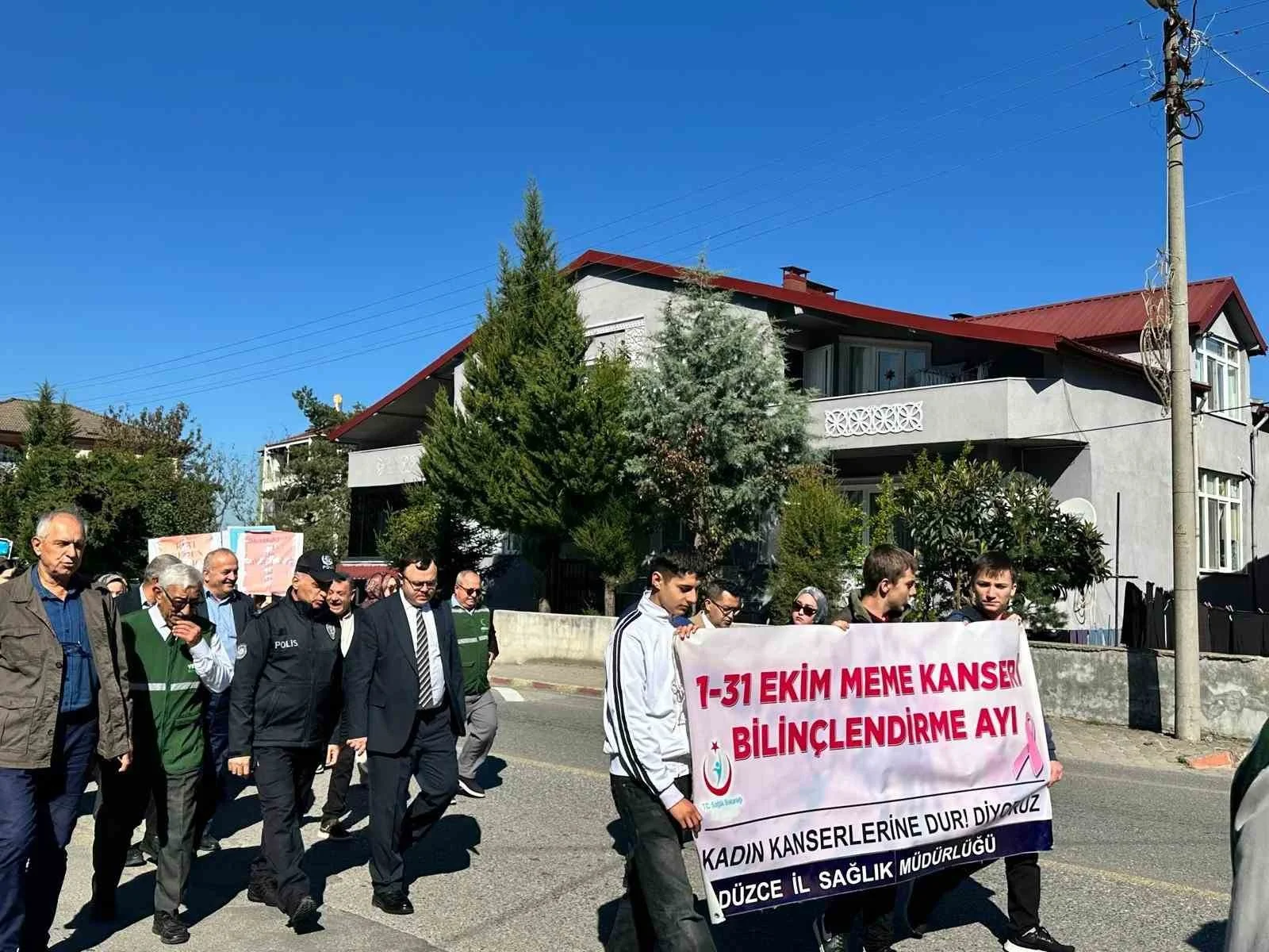 Kaynaşlı’da sağlık için farkındalık yürüyüşü