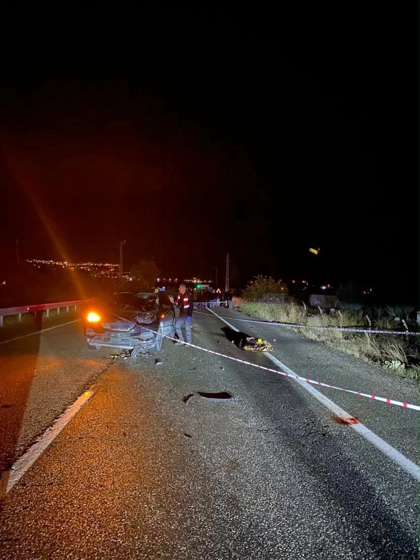 Elazığ’da otomobilin çarptığı yaya, hayatını kaybetti